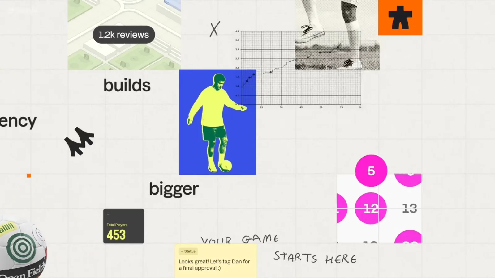 Style frame from More clients. Same you. Agencies build bigger with Base44 at 0:03