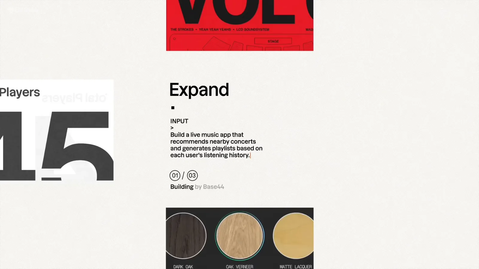 Style frame from More clients. Same you. Agencies build bigger with Base44 at 0:19